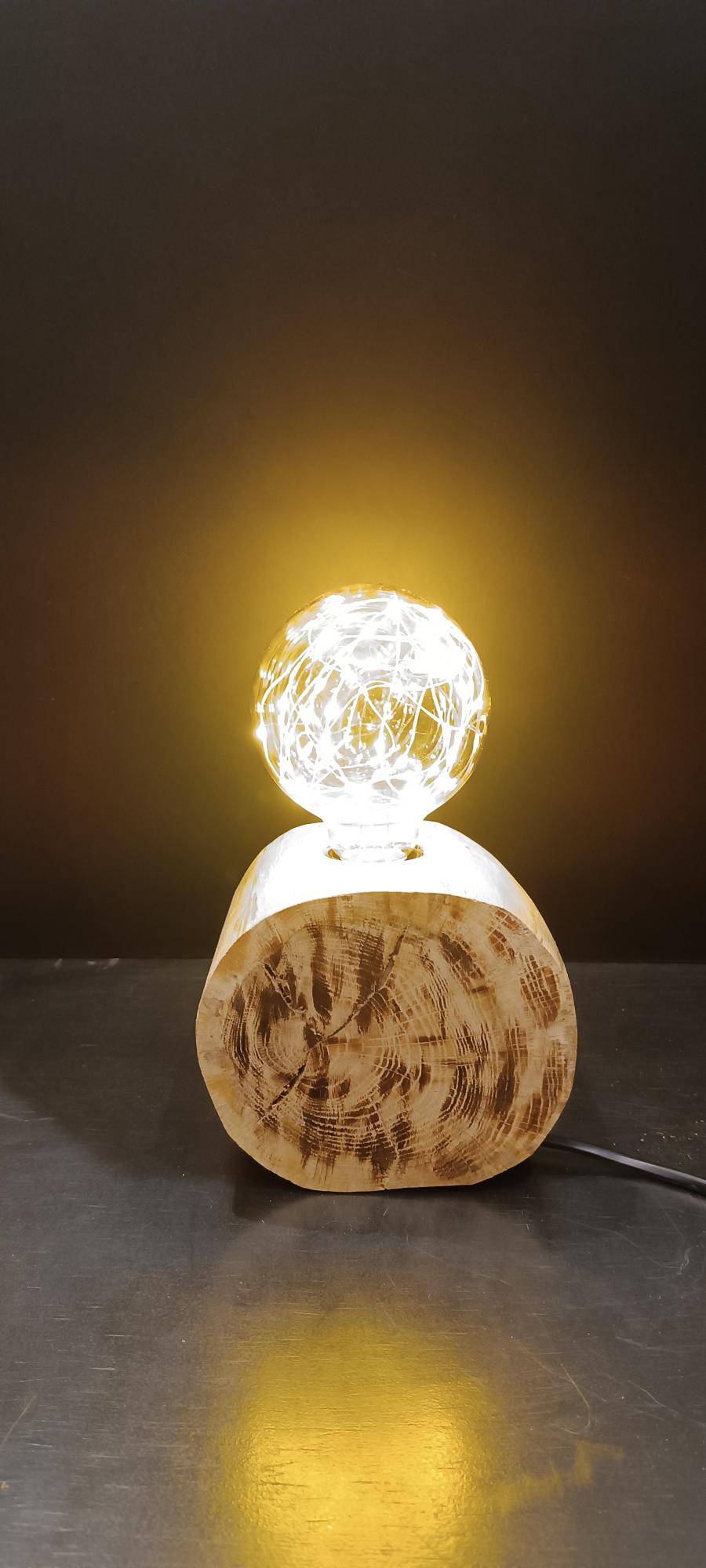 Lampe rondin N°2 – Image 2