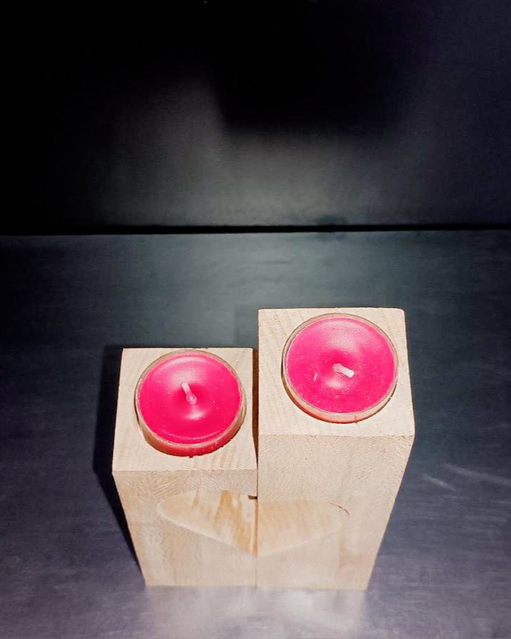 Duo de bougeoir cœur – Image 3